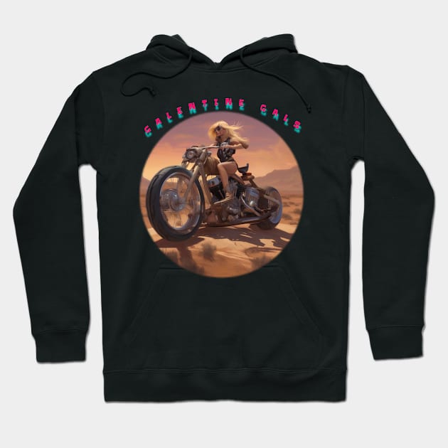 Galentines gal blasting through the desert Hoodie by sailorsam1805